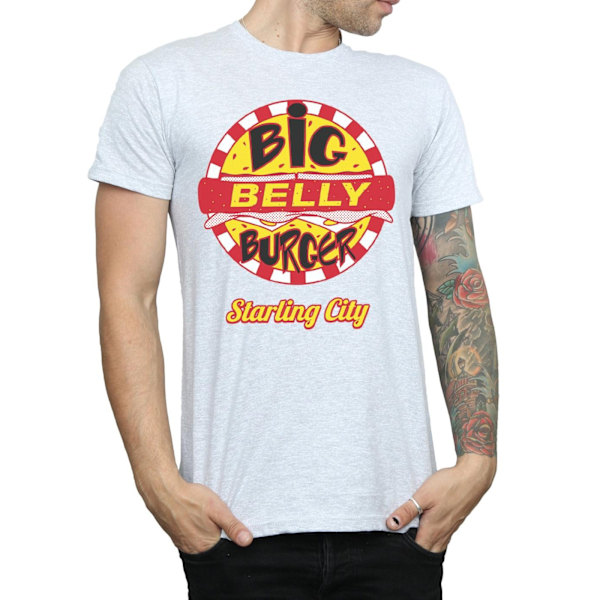 DC Comics Mens Arrow Big Belly Burger Logo T-Shirt XXL Sports G Sports Grey XXL