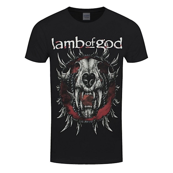 Lamb Of God Unisex Adult Radial Cotton T-Shirt M Svart Black M
