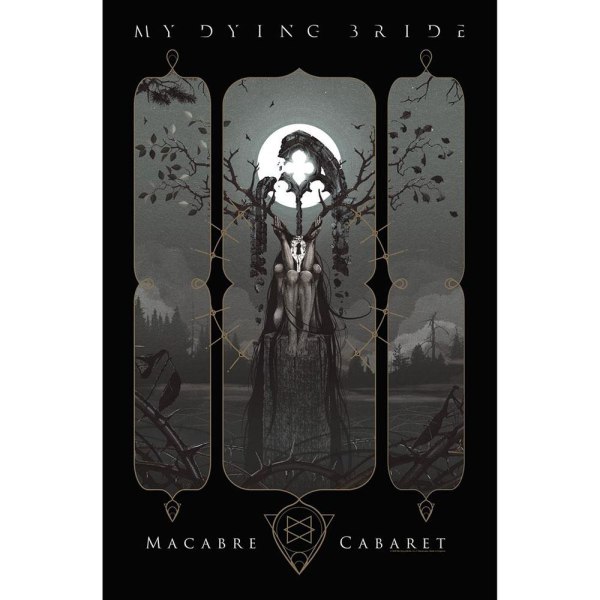 My Dying Bride Macabre Cabaret Textile Poster One Size Black/Gr Black/Grey/White One Size