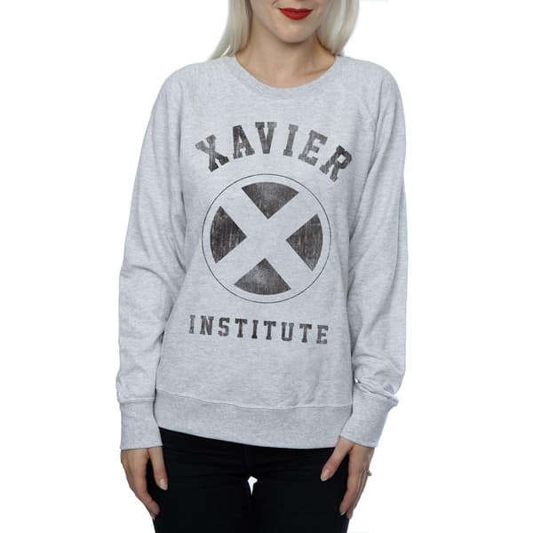 Marvel Dam/Dam X-Men Xavier Institute Tröja S Heather Heather Grey S