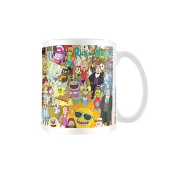 Rick And Morty Characters Mugg En one size Mångfärgad Multicoloured One Size
