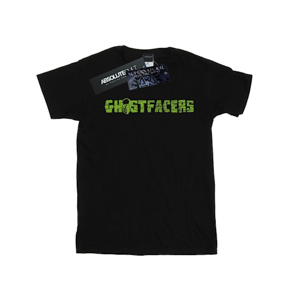 Supernatural Herr Ghostfacers Logotyp T-shirt S Svart Black S