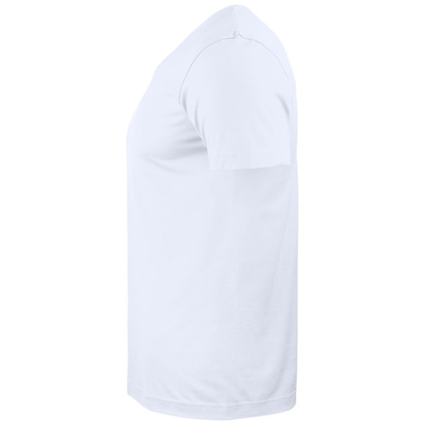 Clique Unisex Vuxen Basic Stickad V-ringad T-shirt M Vit White M