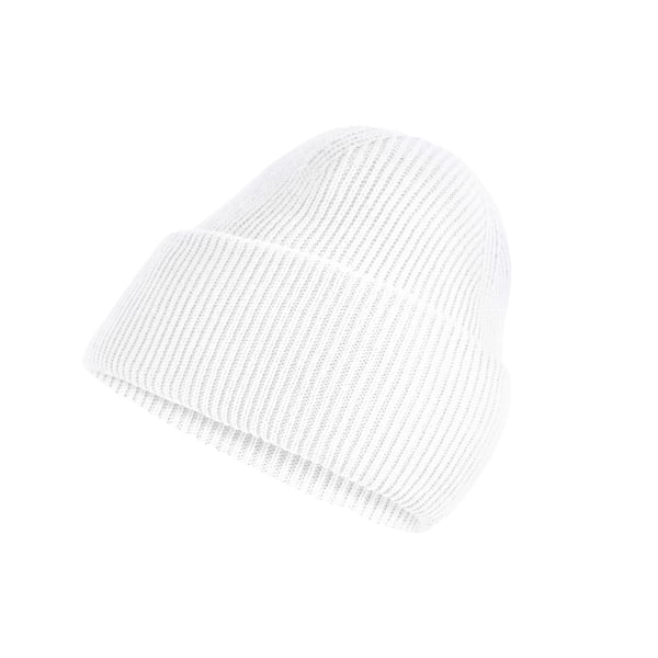 Beechfield Unisex Vuxen Klassisk Djup Manschett Mössa En Storlek Vit White One Size
