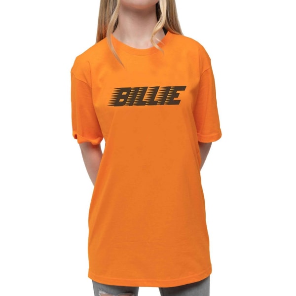 Billie Eilish Barn/Barn Blohsh Racer Logo T-shirt 7-8 år Orange 7-8 Years