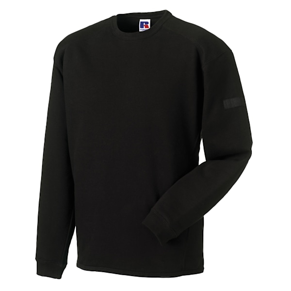 Russell Workwear Herr Crew Neck Set In Sweatshirt Top M Svart Black M