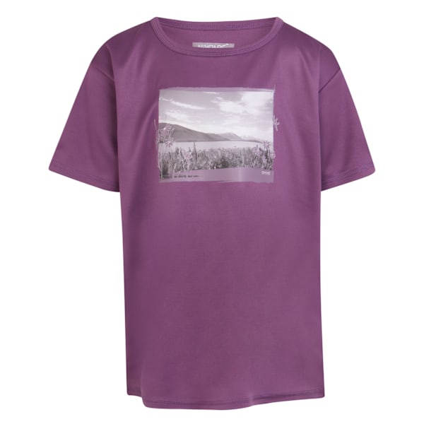 Regatta Barn/Kids Alvardo VIII Foto T-shirt 3-4 År Sunset Purple 3-4 Years