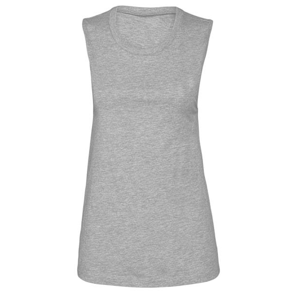 Bella + Canvas Dam/Dam Muscle Jersey Tank Top L Athletic Athletic Heather Grey L