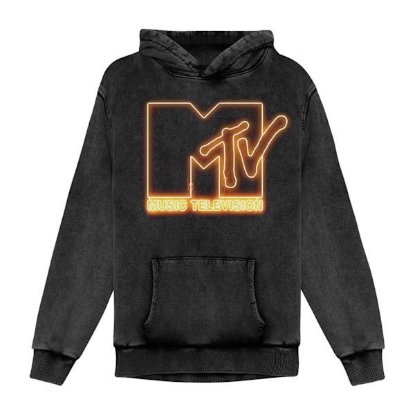 MTV Mens Bright Ideas Vintage Hoodie S Svart Black S