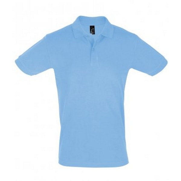 SOLS Herr Perfect Pique Kortärmad Poloskjorta 3XL Sky Blue Sky Blue 3XL