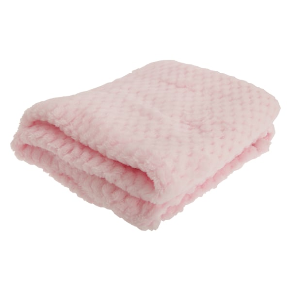 Baby Boys/Girls Supersoft Waffle Textured Blanket 75 x 90cm Rosa Pink 75 x 90cm