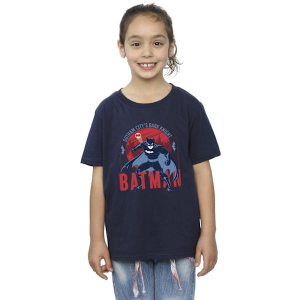 DC Comics Girls Batman Gotham City Bomull T-shirt 12-13 år N Navy Blue 12-13 Years