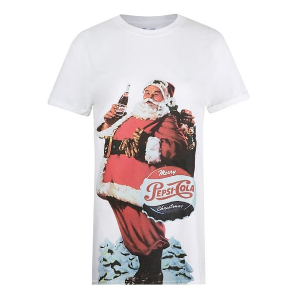 Pepsi Dam/Kvinnor God Jul Pepsi Cola Jul T-shirt XL Vit White/Red XL