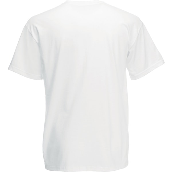 Fruit Of The Loom Mens Valueweight Kortärmad T-shirt 4XL Vit White 4XL