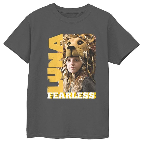 Harry Potter flickor Luna Fearless bomull T-shirt 9-11 år Char Charcoal 9-11 Years