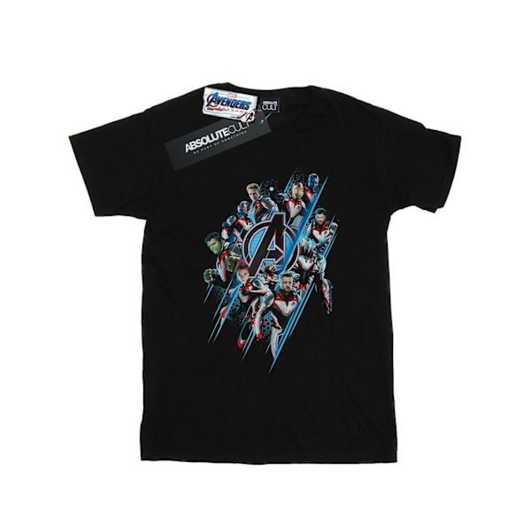Marvel Pojkar Avengers Endgame Logo Team T-Shirt 7-8 År Svart Black 7-8 Years