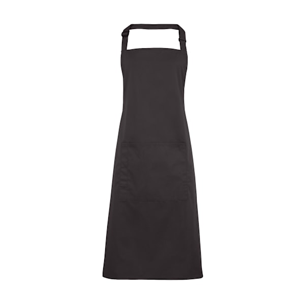 Premier Dam/Kvinnors Färger Bip Förkläde Med Ficka / Arbetskläder Charcoal One Size