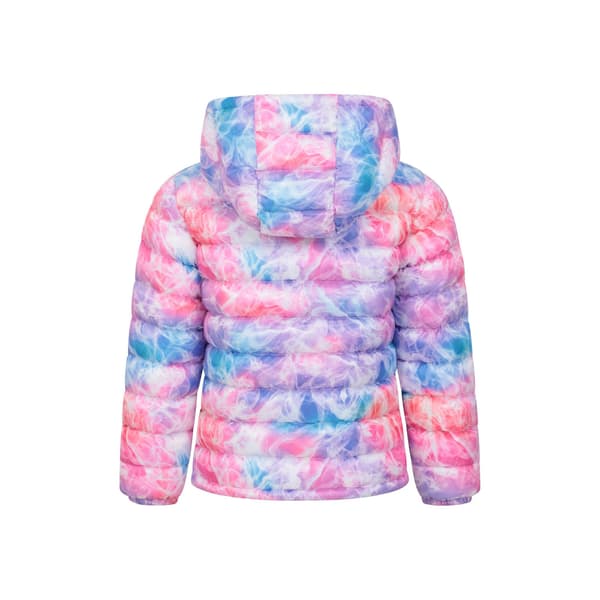 Mountain Warehouse Barn/Barn Seasons Tie Dye Vadderad Jacka Bright Pink 13 Years