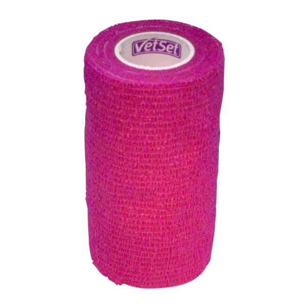 WrapTec sammanhängande bandage 100mm rosa Pink 100mm