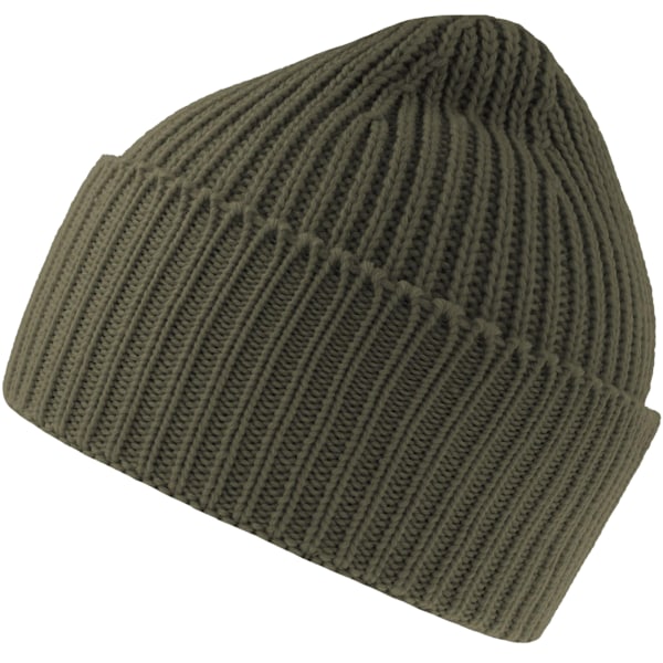Atlantis Unisex Vuxen Ek Chunky Knit Beanie One Size Olive Olive One Size