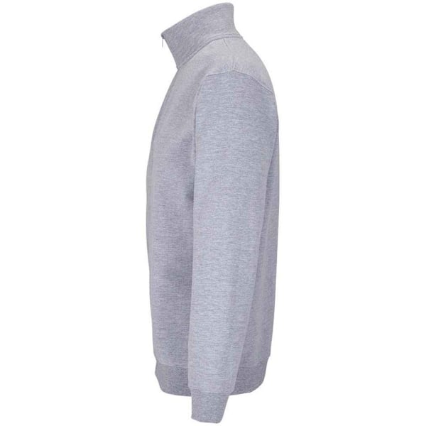 SOLS Unisex Adult Conrad Marl Quarter Zip Sweatshirt 4XL Grå M Grey Marl 4XL