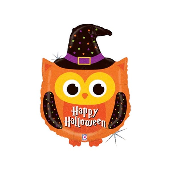 Betallic Holografisk Uggla Halloween Folieballong One Size Multic Multicoloured One Size