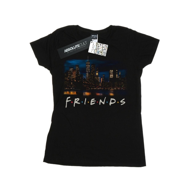 Friends Dam/Dam New York Skyline Photo Cotton T-Shirt M B Black M