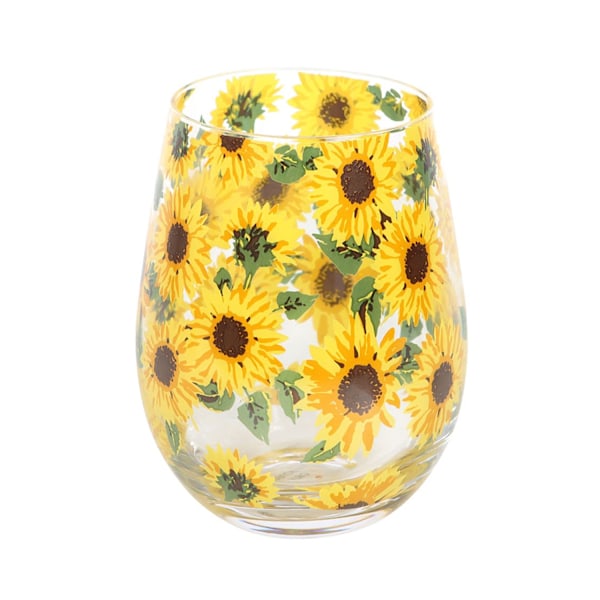 Something Different Solros Stamfritt Glas One Size Klar/Gul Clear/Yellow One Size