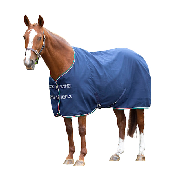 Tempest Original Standard-Neck Rutig Häststallmatta 5´ 9 M Marine 5´ 9