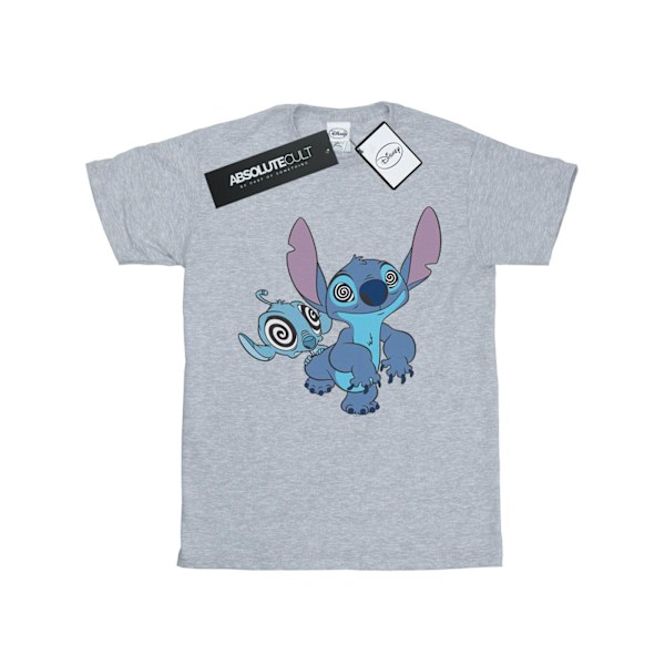 Disney Boys Lilo And Stitch Hypnotized T-Shirt 12-13 År Spor Sports Grey 12-13 Years