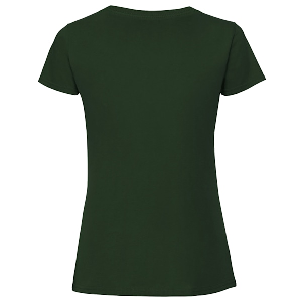 Fruit Of The Loom Dam T-shirt i Ringspun Premium, Storlek XL Bottle Green XL UK