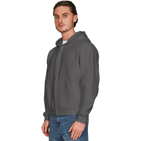Casual Classics Unisex Vuxen Kammad Bomull Oversized Full Zip H Charcoal 5XL