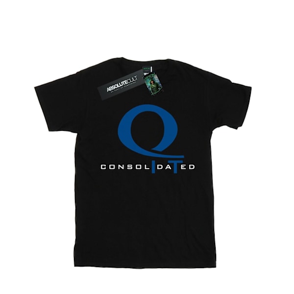 DC Comics Dam/Kvinnor Arrow Queen Consolidated Logo Bomull Boyfriend T-Shirt XL Svart Black XL