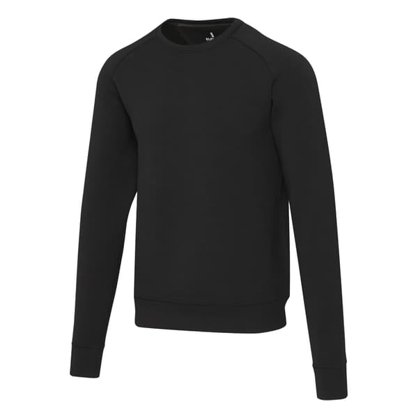 Elevate Life Unisex Vuxen Interlock Rundhals Sporttröja Solid Black XS