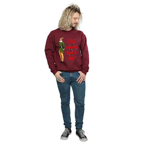 Elf Herr Hug Buddy Sweatshirt M Burgundy Burgundy M