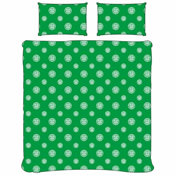 Celtic FC Pulse Påslakan Set Dubbel Grön Green Double