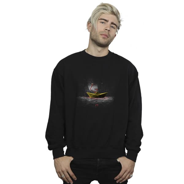 It Herr Pennywise Båt Sweatshirt S Svart Black S