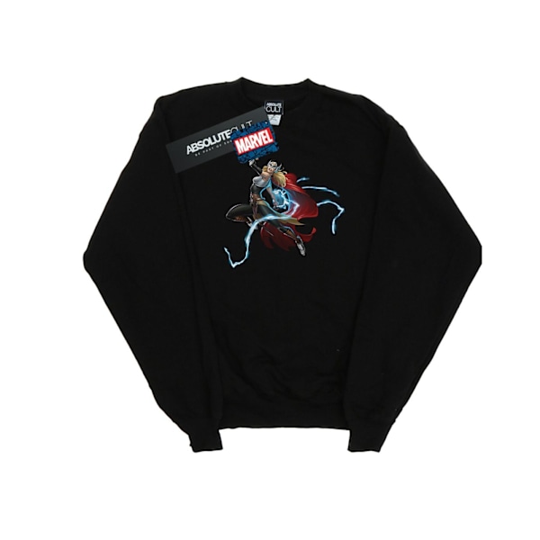 Marvel Dam/Kvinnor Den Mäktiga Thor Gudinnan Av Åska Sweatshirt Black XXL