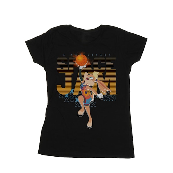 Space Jam: A New Legacy Dam/Dam Lola Basket Fade Bomull T-shirt L Svart Black L