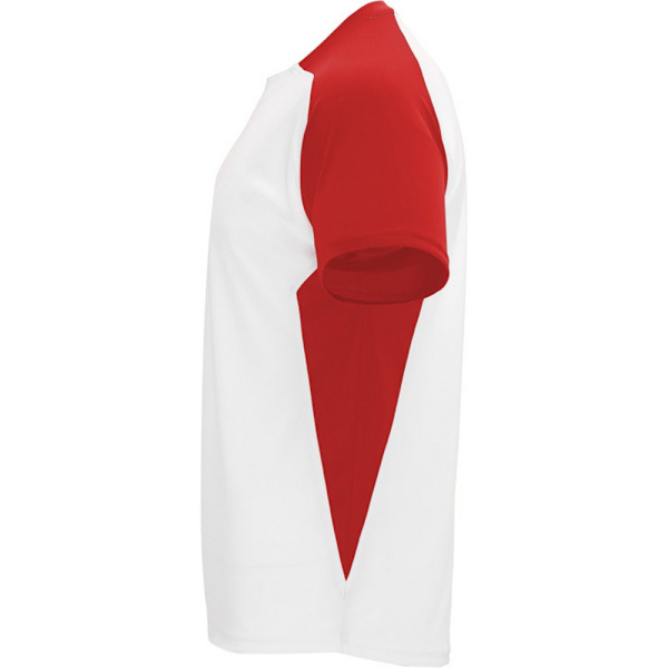 Roly Barn/Barn Bugatti Kortärmad Sport T-shirt 4 År White/Red 4 Years