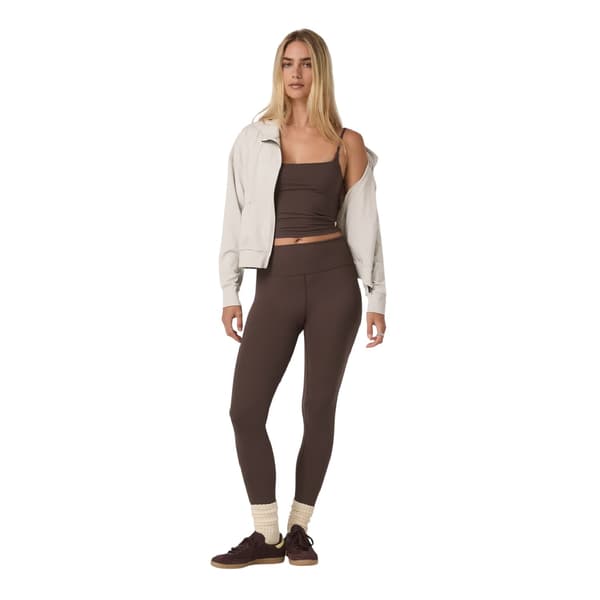 Halo Performance-tröja med hellång dragkedja för dam, 8 UK, Ecru Heather Ecru Heather 8 UK