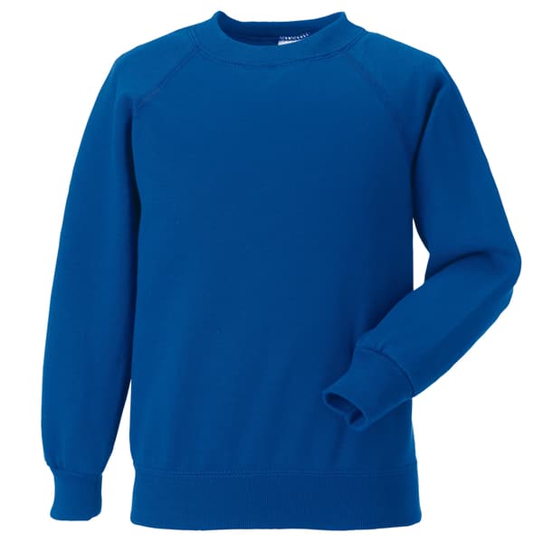 Jerzees Schoolgear Barn Raglanstickad Tröja (Pack av Bright Royal 1-2
