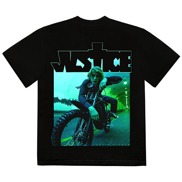 Justin Bieber Unisex Vuxen Dirt Bike T-Shirt XL Svart Black XL