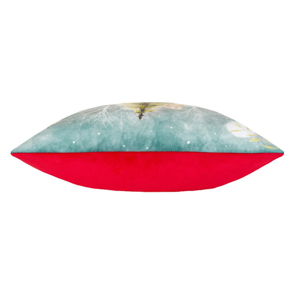Evans Lichfield Sammetsuggla Jul Kuddfodral 43cm x 43cm Teal 43cm x 43cm
