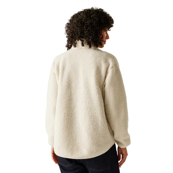 Regatta Dam/Dam Frankie Abstract Borg Half Zip Fleecejacka Light Vanilla 18 UK