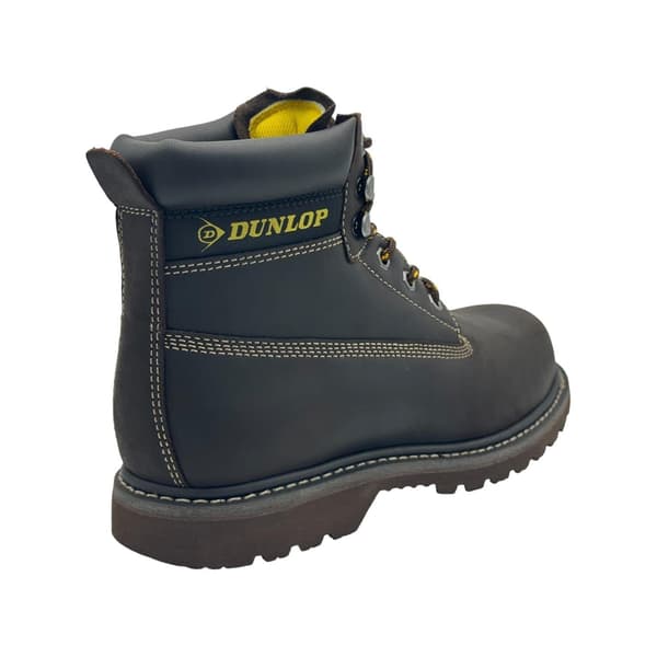 Dunlop Nevada Säkerhetskängor i Läder med Ståltåhätta för Herr 7 UK Brun Brown 7 UK