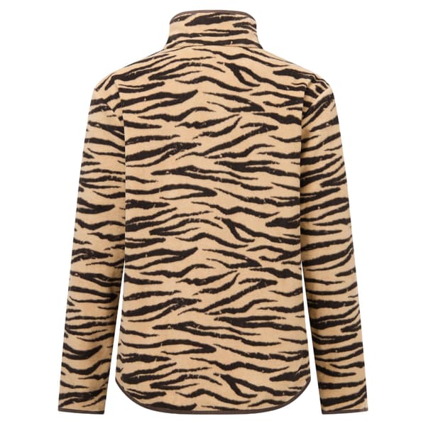 Regatta Dam/Dam Frankie Zebra Print Half Zip Fleecetopp 2 Barleycorn 24 UK