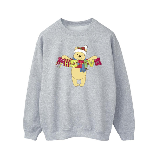 Disney Winnie The Pooh Festlig Sweatshirt L Sports Grey för män Sports Grey L