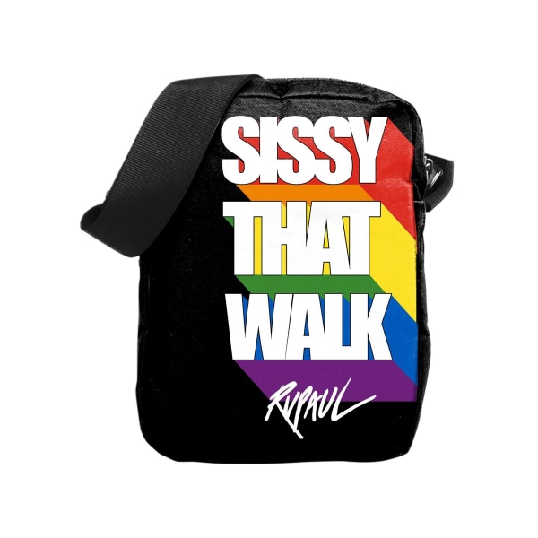 RockSax Sissy That Walk RuPaul Crossbody Bag One Size Svart/Whi Black/White One Size