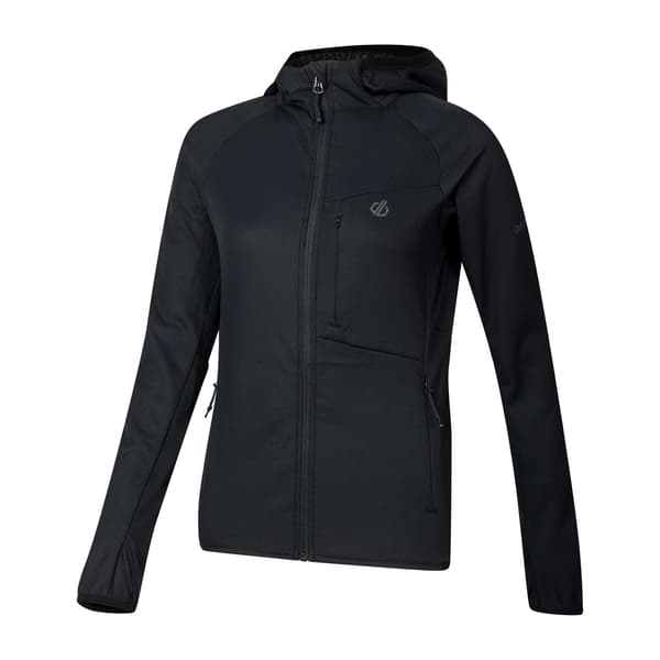 Dare 2B Heat Weave Stretch Midlayer för dam, storlek 18 UK, svart Black 18 UK